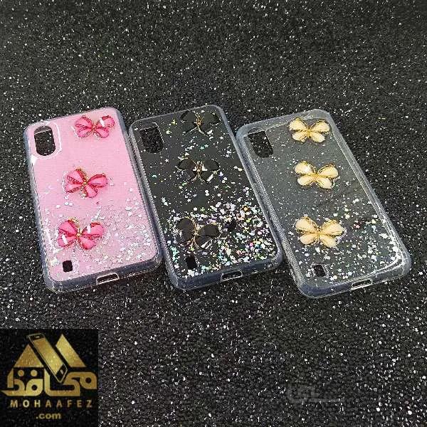 قاب اکلیلی سامسونگ Galaxy A01 طرح پروانه برجسته کد SA382
