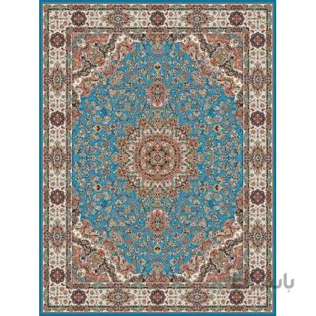 فرش ماشینی مشهد طرح 802001 آبی