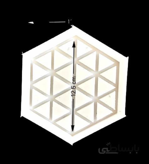 قالب سیلیکونی طرح دار مثلث