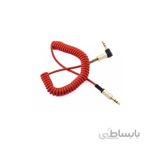 کابل انتقال صدای مدل AUX-001 فنری به طول 1 متر