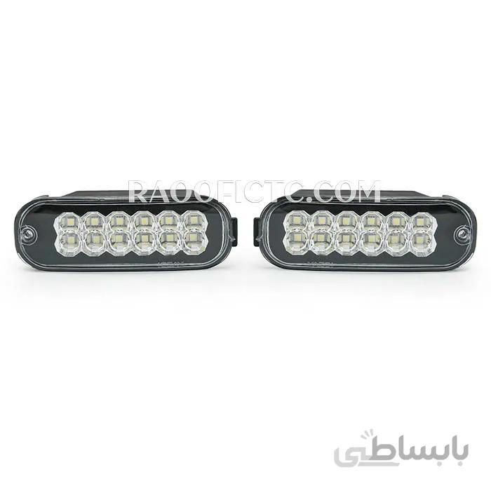 دیلایت داخل سپر پراید ۱۲ ال ای دی