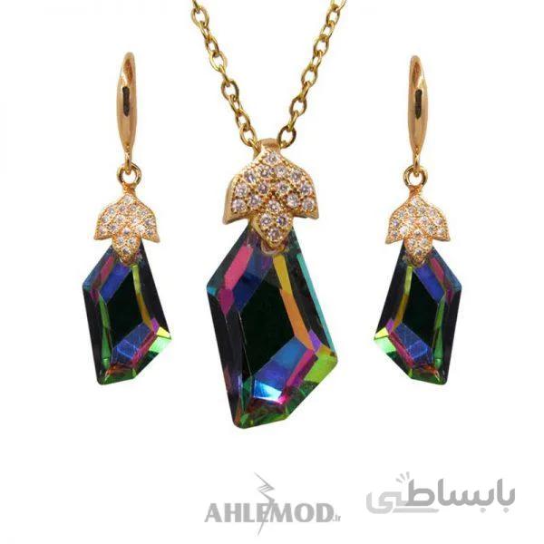 نیم ست زنانه سواروسکی مدل 3869