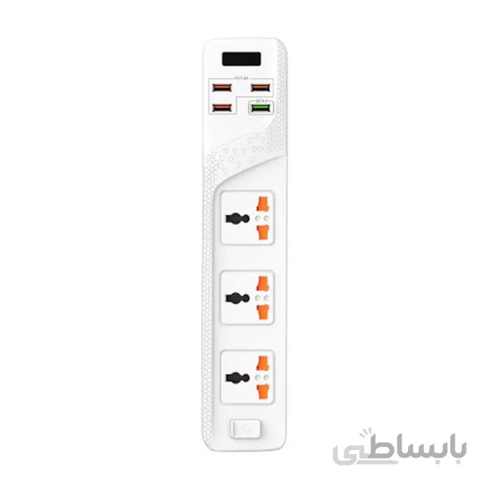 چند راهی برق کلومن پلاس مدل KS-1+ با قابلیت شارژ سریع