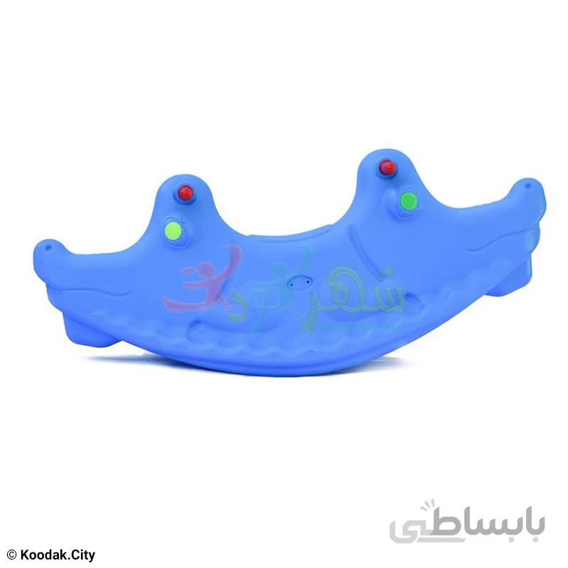 الاکلنگ کودک دو نفره مدل تمساح