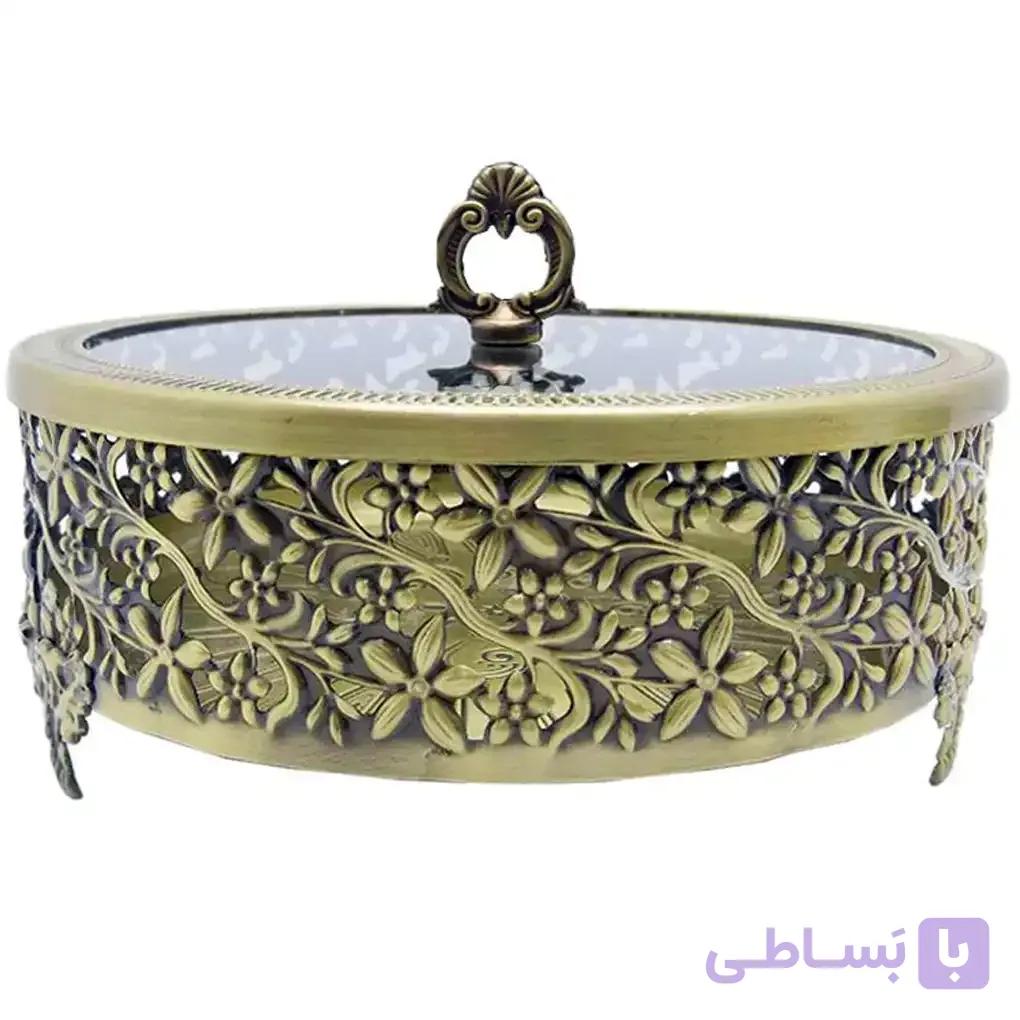 شکلات خوری زمرد درب بلور