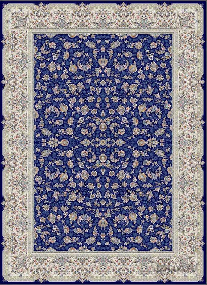 قالی سلیمان طرح DM02 کد رنگ 3826 کرم 1500 شانه تراکم 4500
