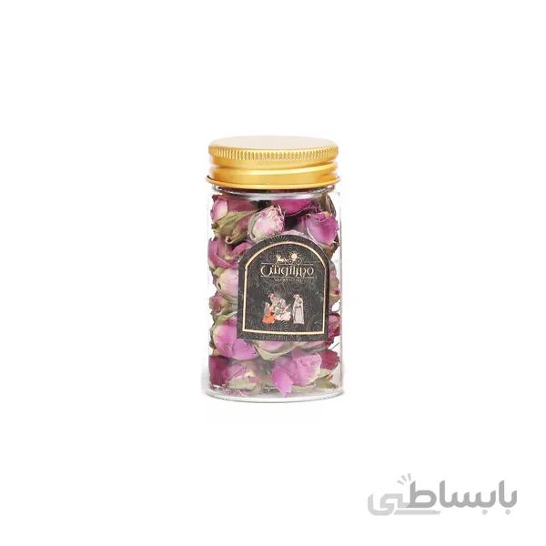 گل محمدی شیشه ای 18 گرمی
