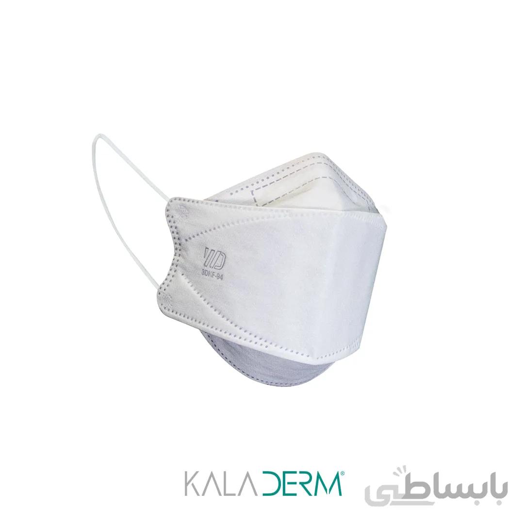 ماسک سه بعدی سفید رنگ بسته بندی 25 عددی