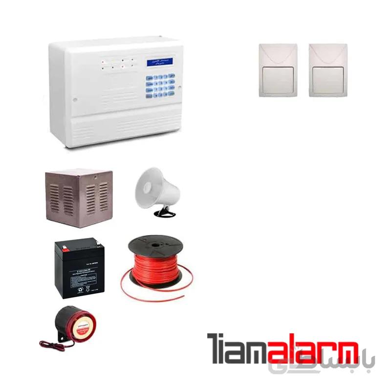 پکیج دزدگیر اماکن باسیم مدل فایروال سیم کارتی و تلفنی F10F2