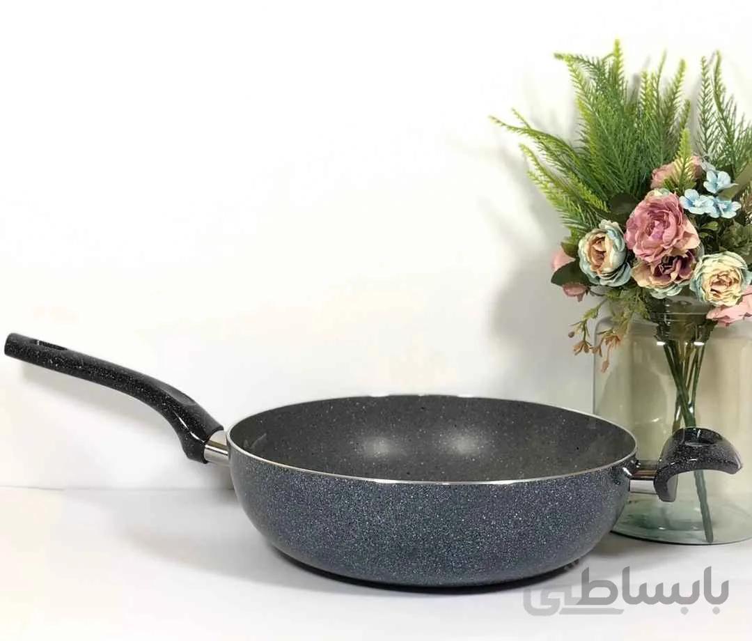 تابه وک دو دسته سایز 28 تیتان لاوان