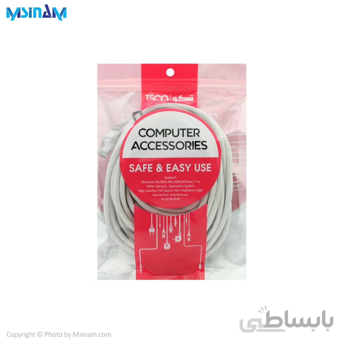کابل شبکه CAT6 تسکو مدل TNC610 یک و نیم متری