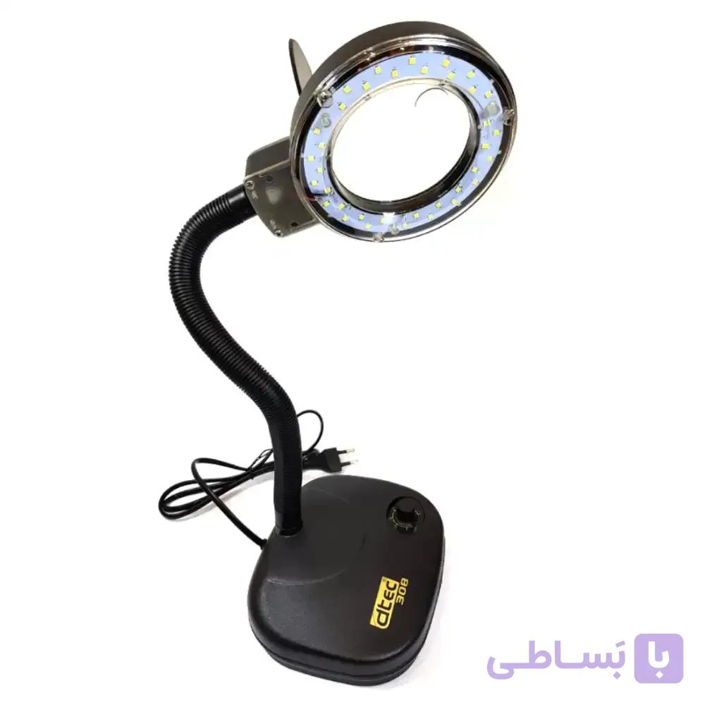 ذره بین رومیزی چراغدار DTEC-308 LED