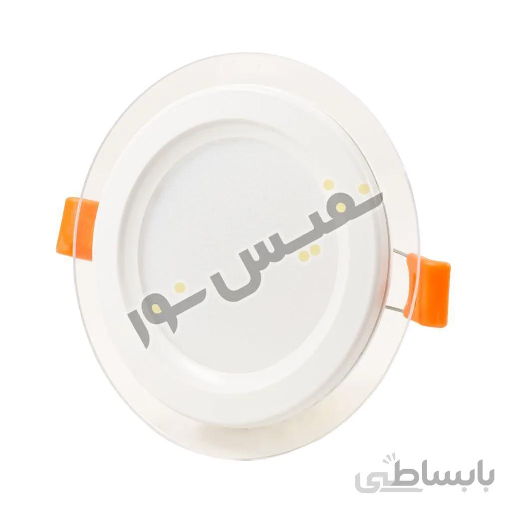 چراغ ال ای دی سقفی ۷ وات دور شیشه ای یونیک لایت