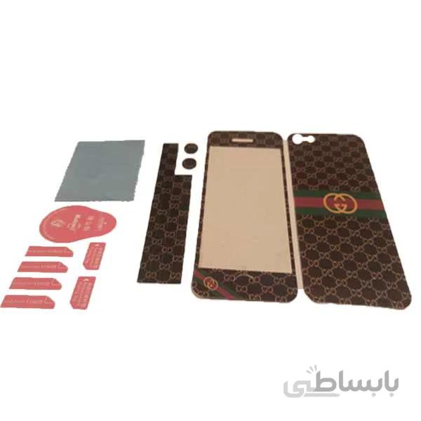 محافظ پشت و رو ضد خش گوچی کلاسیک مناسب برای گوشی موبایل اپل ایفون 5 / 5s / se