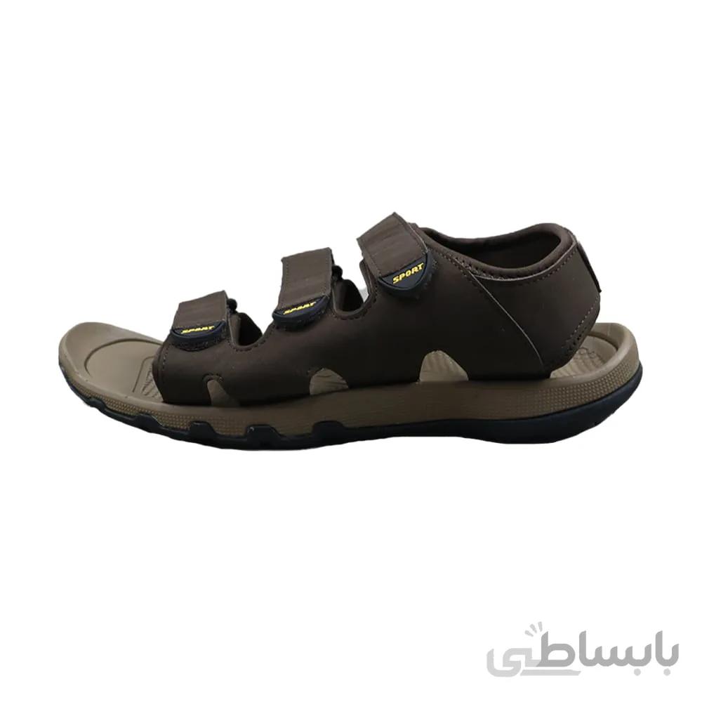 صندل پیاده روی طبی مردانه اسپرت (Sport) مدل SP-1909 قهوه ای