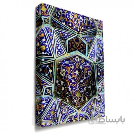 جا کلیدی دیواری مخمل مقرنس