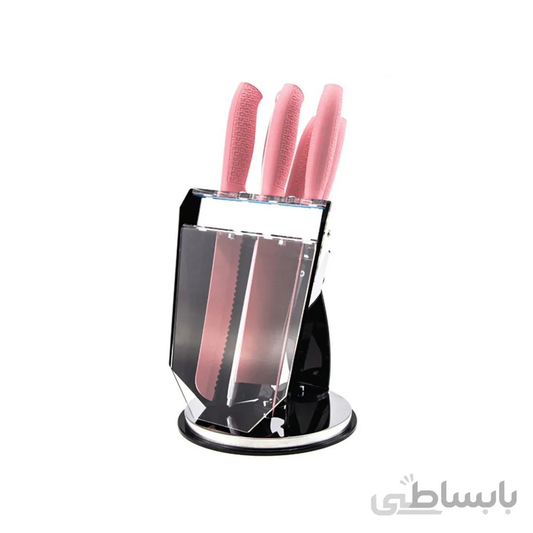 سرویس چاقو سرامیکی عرشیا مدل K259 2029 ا ARSHIA K259-2029 Non-stick Knife Set