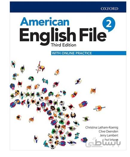 کتاب American English File 3rd 2 SB+WB+DVD
