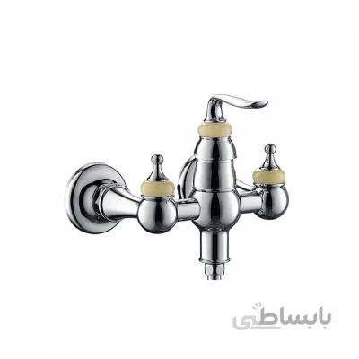 شیر مخلوط توالت موست مدل گوتیک کروم