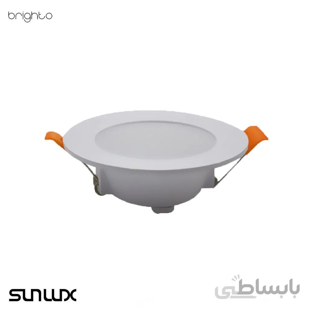 پنل اس ام دی بک لایت توکار گرد 10 وات سان لوکس مدل PBD10R