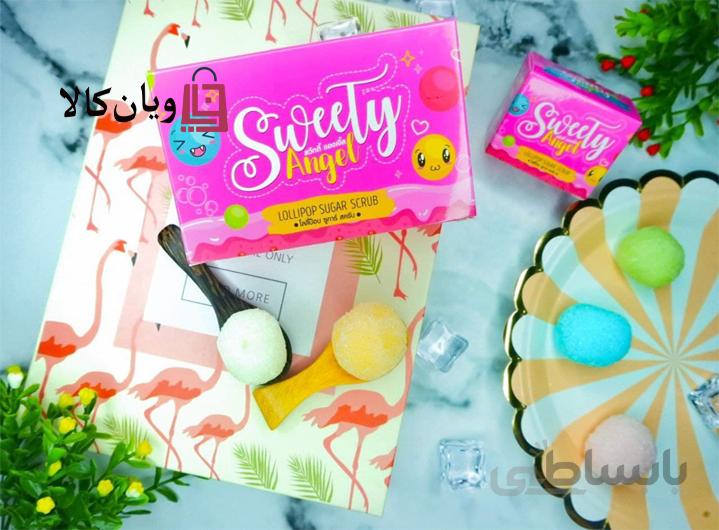 اسکراب توپی پفی سفید بدن 5 عددی Scrub Ball Skin Whitening