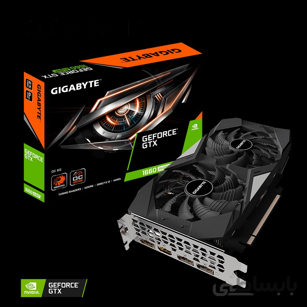کارت گرافیک گیگابایت مدلGTX 1660 6GB WF OC D5 (192Bit) ا VGA GIGA