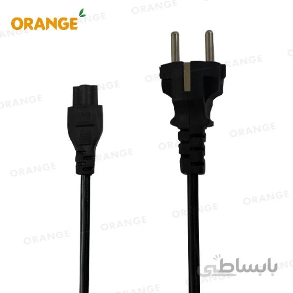 کابل برق سه پین منبع تغذیه لپتاپ 1.5متری ORANGE