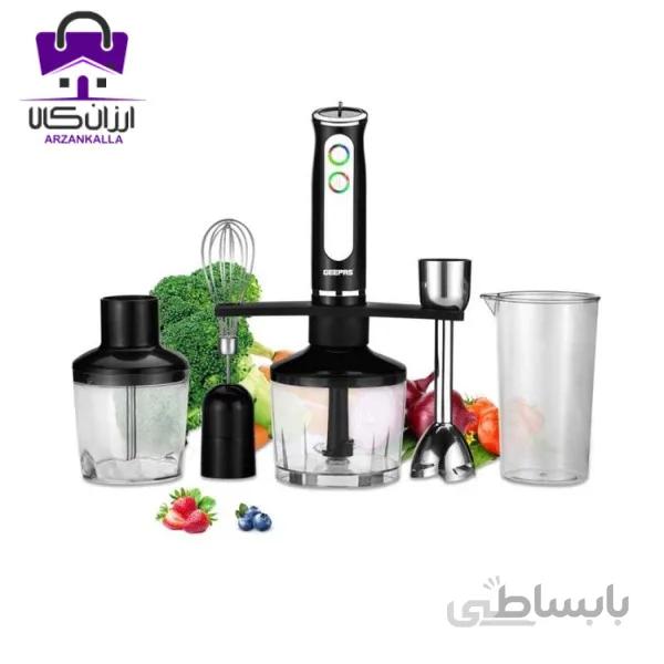 گوشتکوب برقی جیپاس 5 کاره مدل GHB6137 ا Multi-Functional 5in1 Hand Blender Geepas GHB137