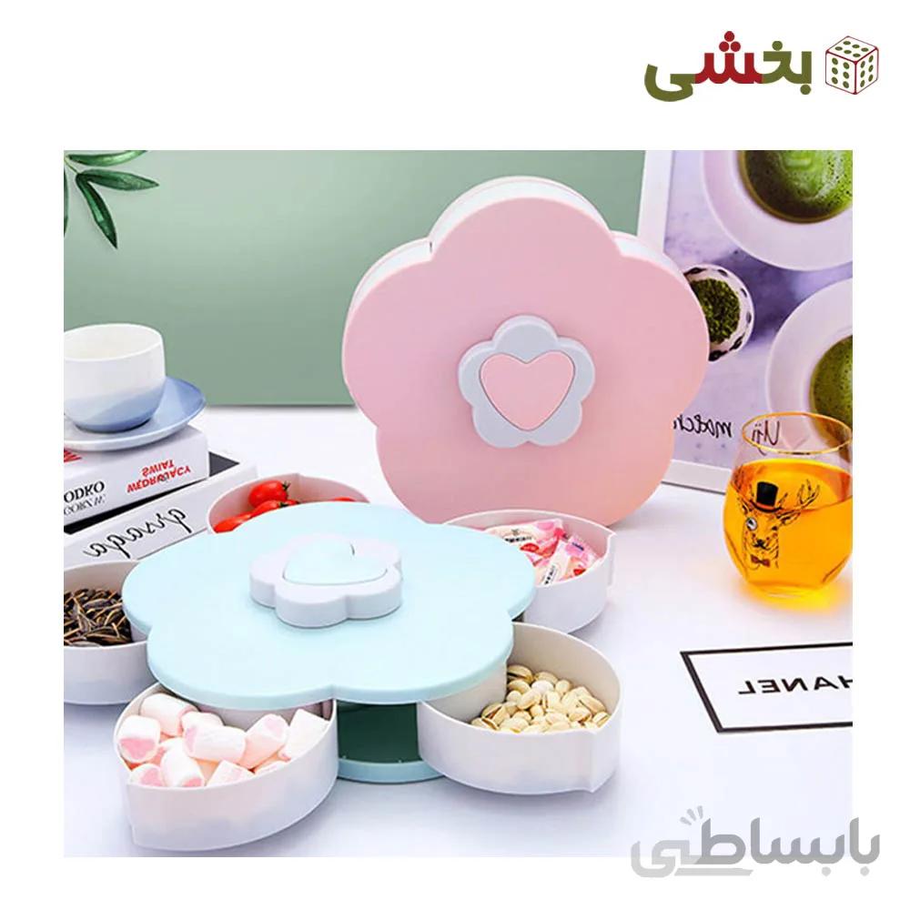 اردو خوری چرخشی طرح گل 5 خانه