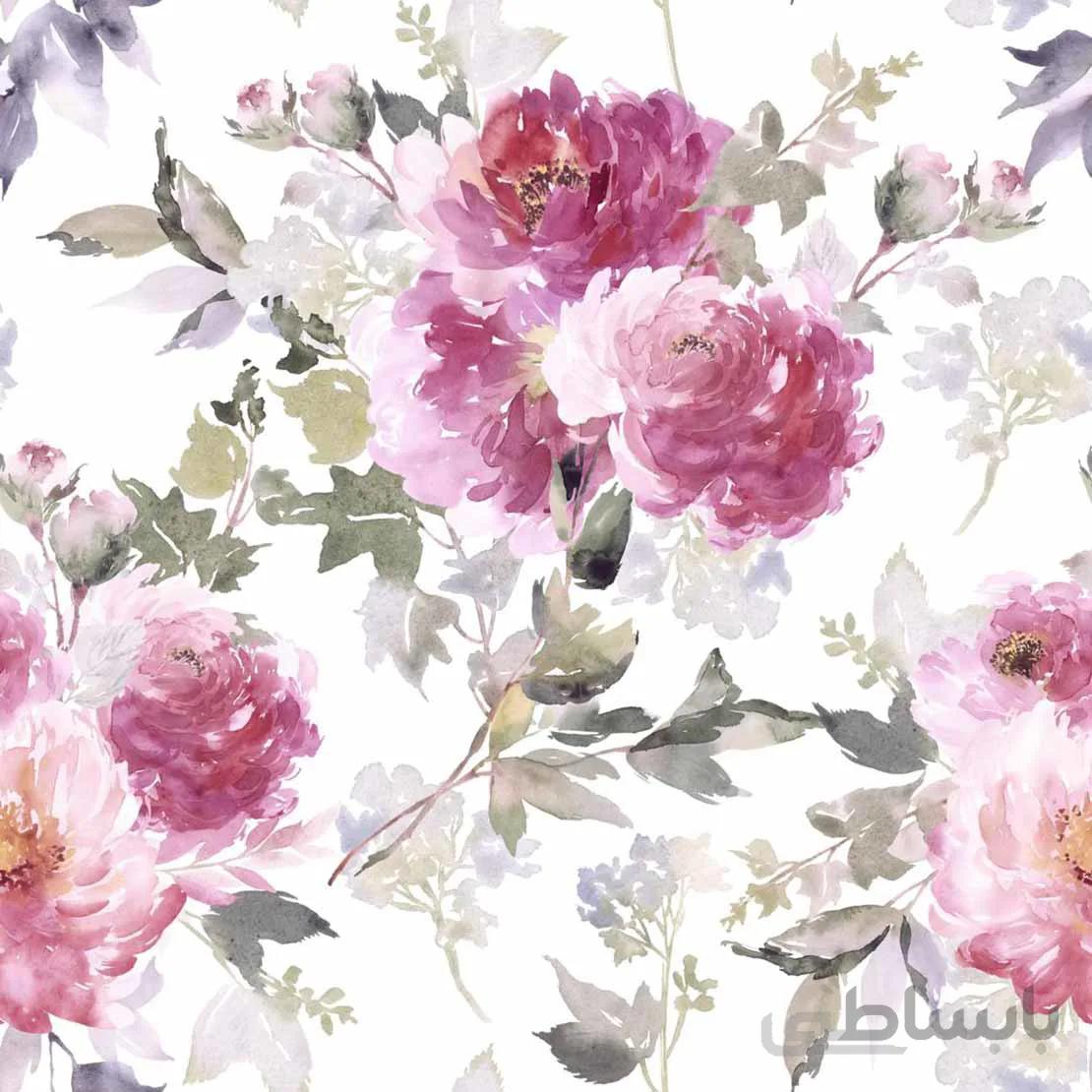 رومیزی سفره ای پانو کتان 8 نفره مستطیل 140*250 طرح رزا