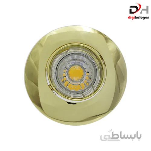 هالوژن آلومینیومی براق طلایی مدل DHB200