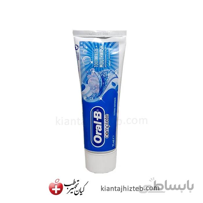خمیردندان اورال بی مدل Complete حجم 75 میل
