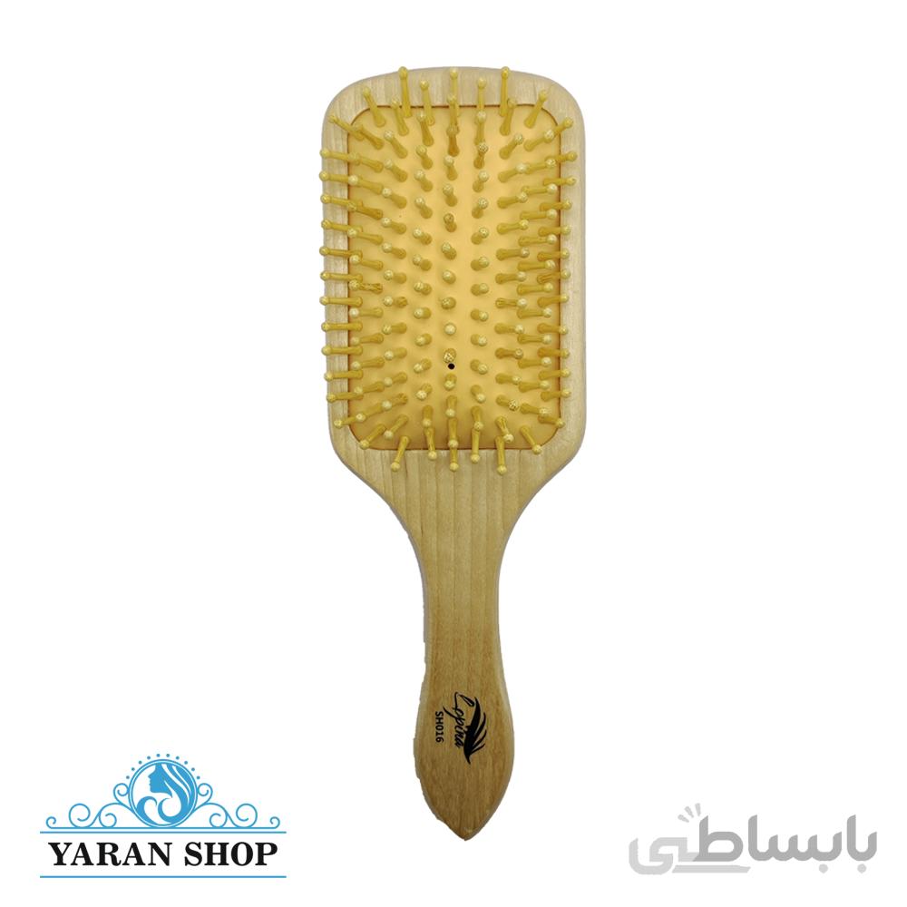برس مو چوبی لوپینا مدل مستطیل Lopina