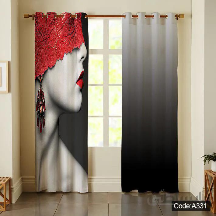 پرده پانچی چاپی کد A331