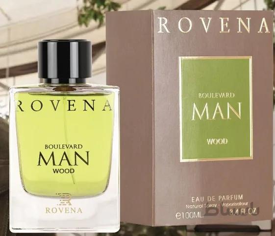 عطر مردانه روونا (Rovena) مدل بولگاری من وود اسنس (Bvlgari Man Wood Essence) حجم 100 میل
