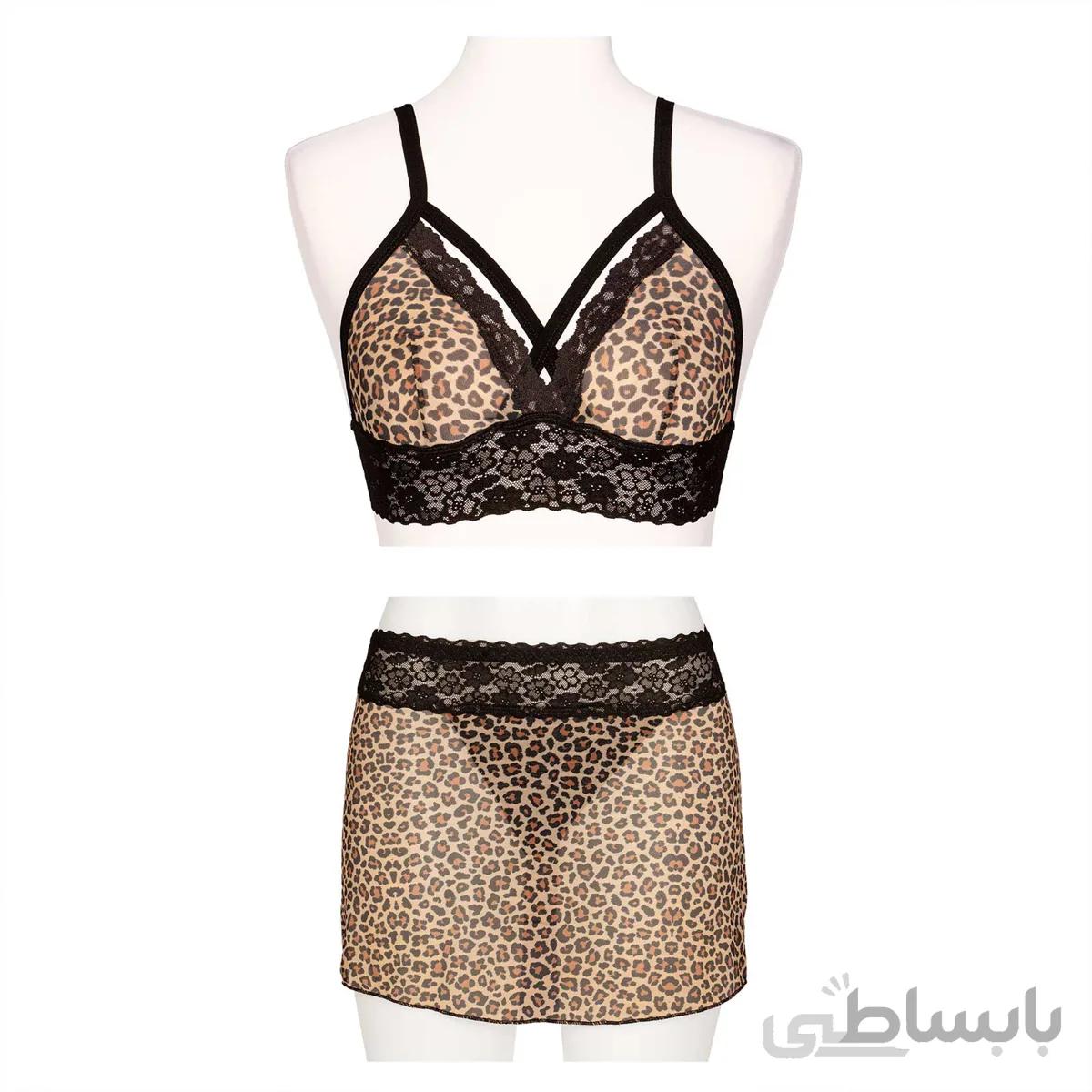 لباس خواب پلنگی نانسی 7676