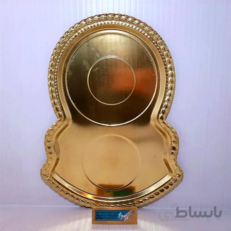 سینی سماور ۴برنجی ساده کد ۱۳۲۶۳۲۶۶۴۴۰
