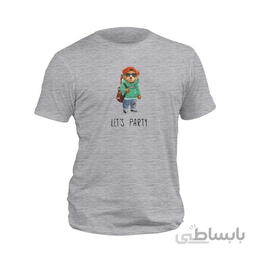 تیشرت طوسی تدی