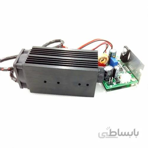 ست کامل دیود لیزر 450 نانومتری 10000 میلی وات با قابلیت کنترل TTL