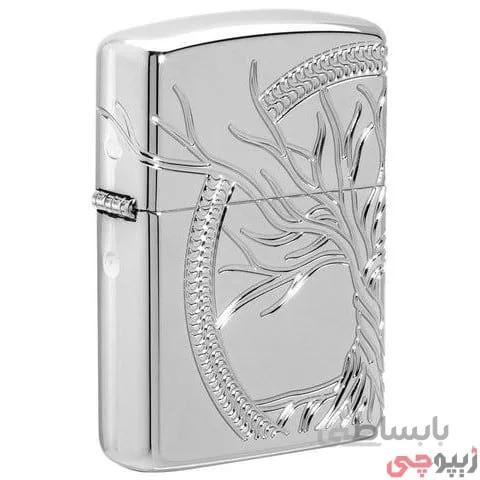 فندک زیپو اصل کد ۴۹۵۵۲ – Original Zippo Tree Of Life Design