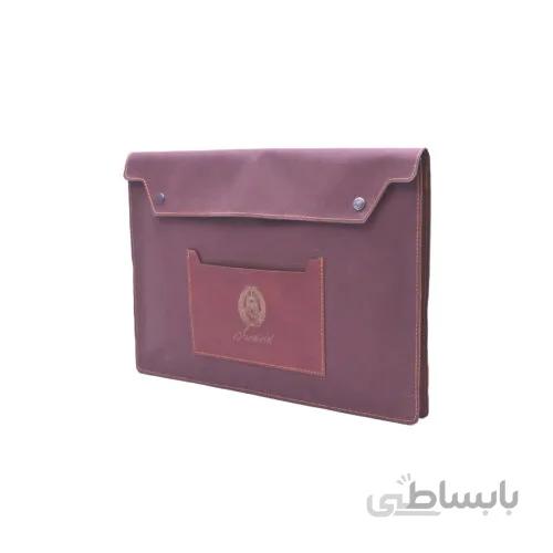 پاکت دکمه دار چرمی