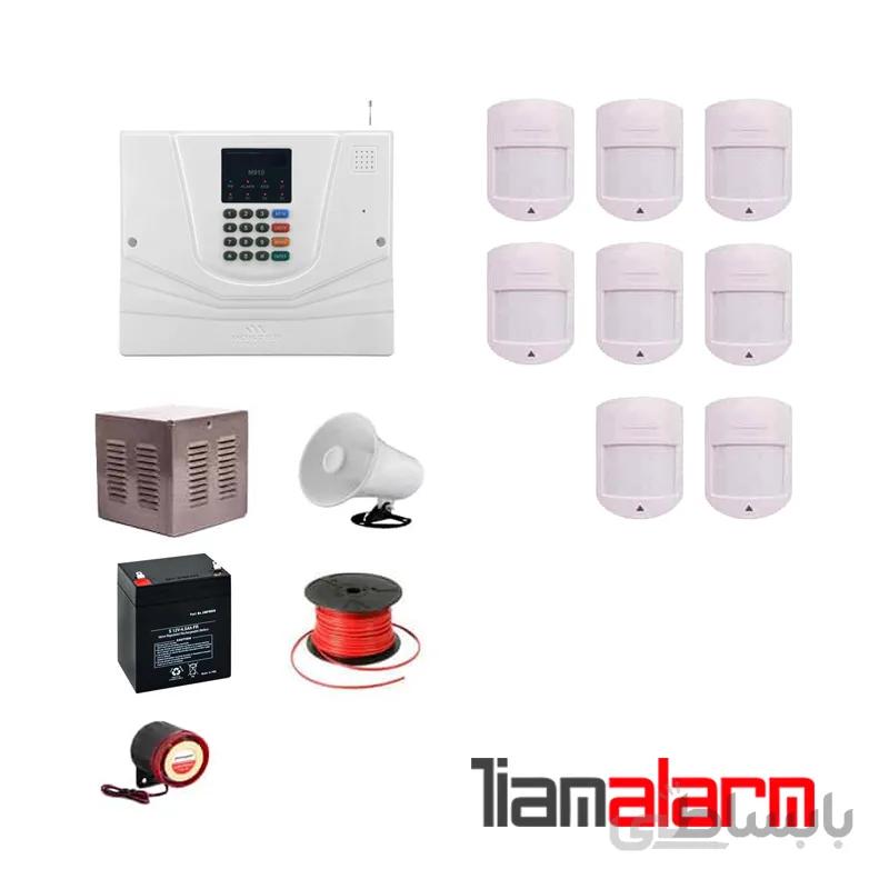 پکیج دزدگیر اماکن باسیم مدل مستر سیم کارتی و تلفنی M930H68