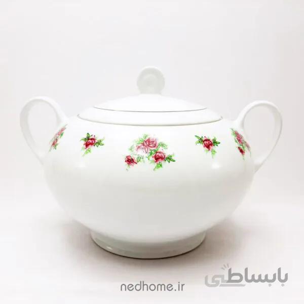 سوپ خوری در دار چینی زرین طرح بیدگل