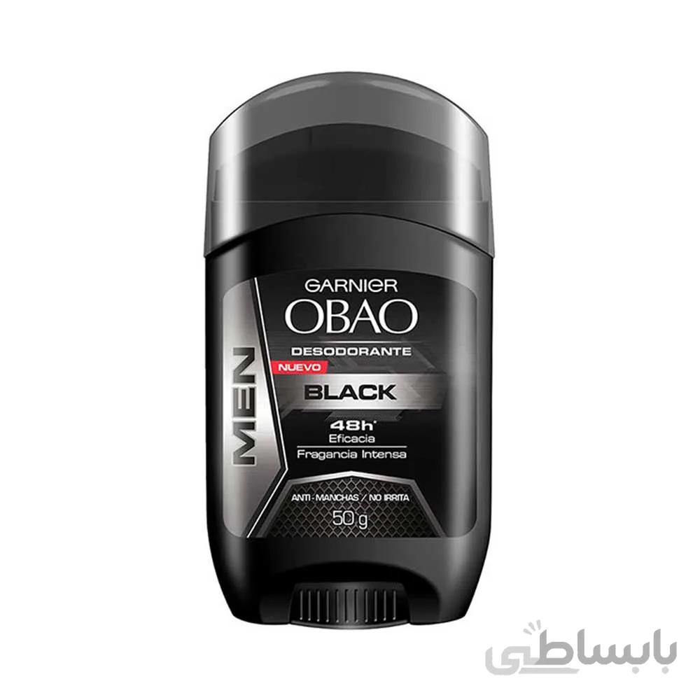 استیک ضدتعریق 48ساعته گارنیر مدل obao black ا Garnier obao black 48 hour antiperspirant stick