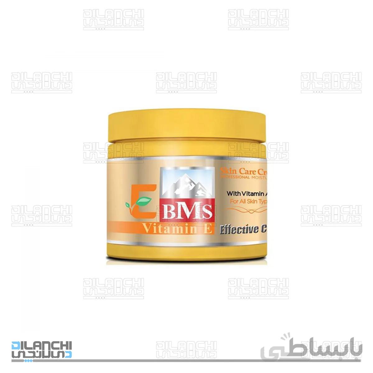 کرم مرطوب کننده دست و صورت بی ام اس حاوی ویتامین E حجم 200 میل