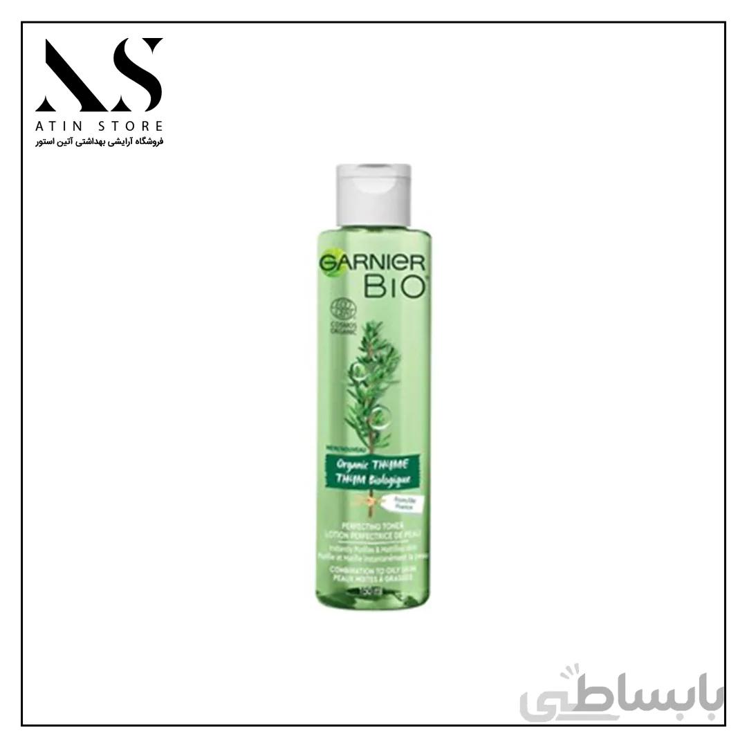 تونر آویشن ارگانیک پوست چرب و مختلط گارنیر
