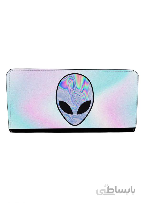 کیف پول زنانه طرح Alien
