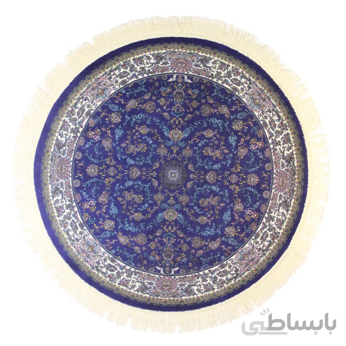 فرش گرد 1200 شانه دیبا قطر یک