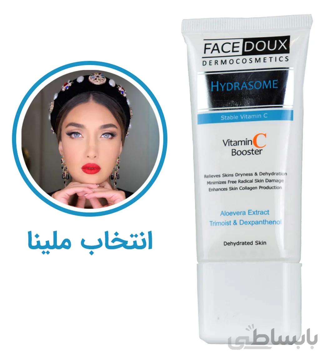 کرم مرطوب کننده هیدرازوم سی 50 میل فیس دوکس ا Face Doux Hydrasome Moisturizing Cream Vitamin C 50ml
