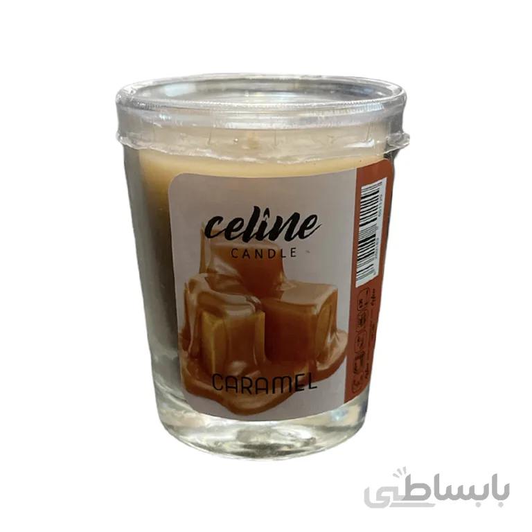 شمع لیوانی معطر کارامل مدل STC341